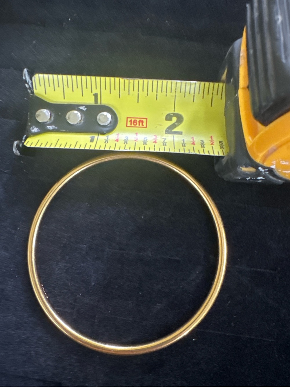 Monet Gold-Tone Thin Bangle Bracelet